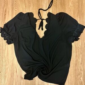 BOGO: Lace detail blouse
